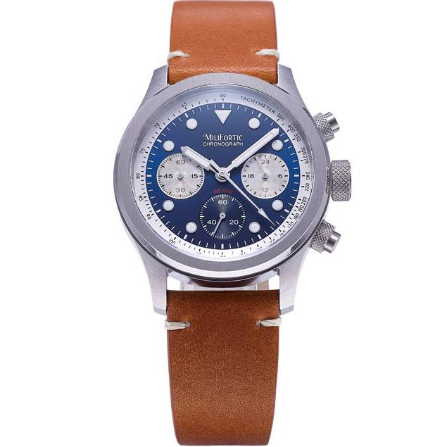 Milifortic R086 39mm Quartz VK63 Chronograph Modern Fashion Style Watches with Luminous