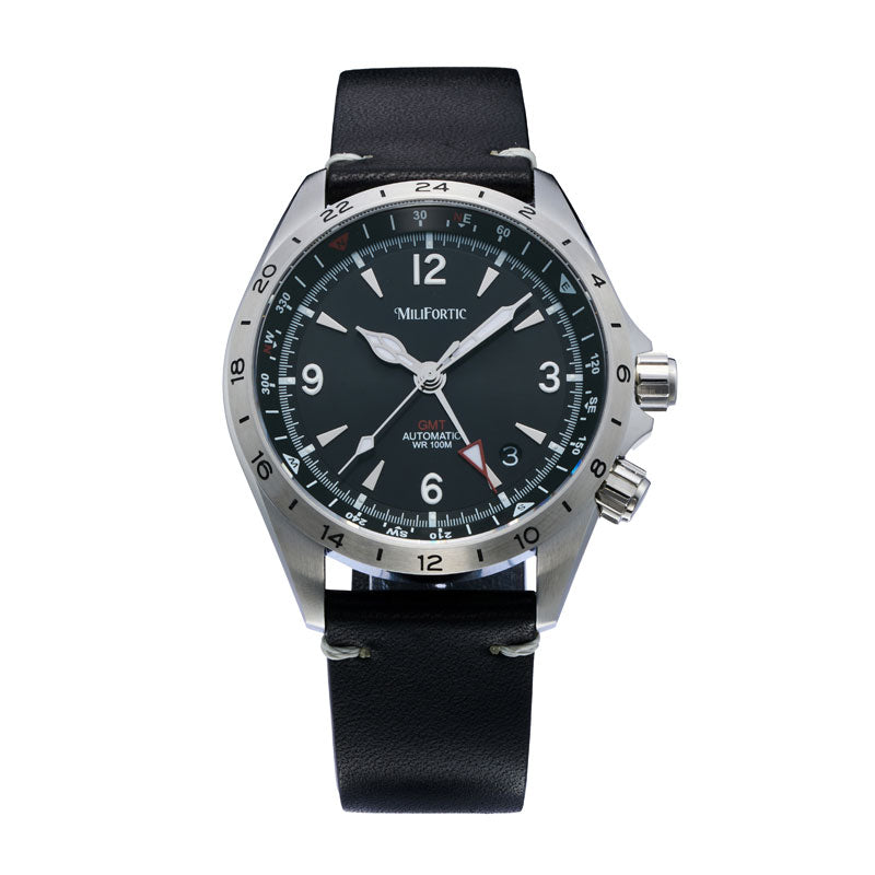 Milifortic S103 39.5mm Automatic GADA NH34 GMT Watch with C3 Lume 