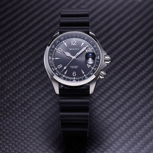 Milifortic S089 39.5mm Automatic Sports Rubber Strap Watches with Comp ...