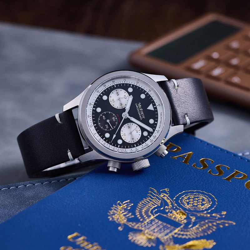 Milifortic R086 39mm Quartz VK63 Chronograph Modern Fashion Style