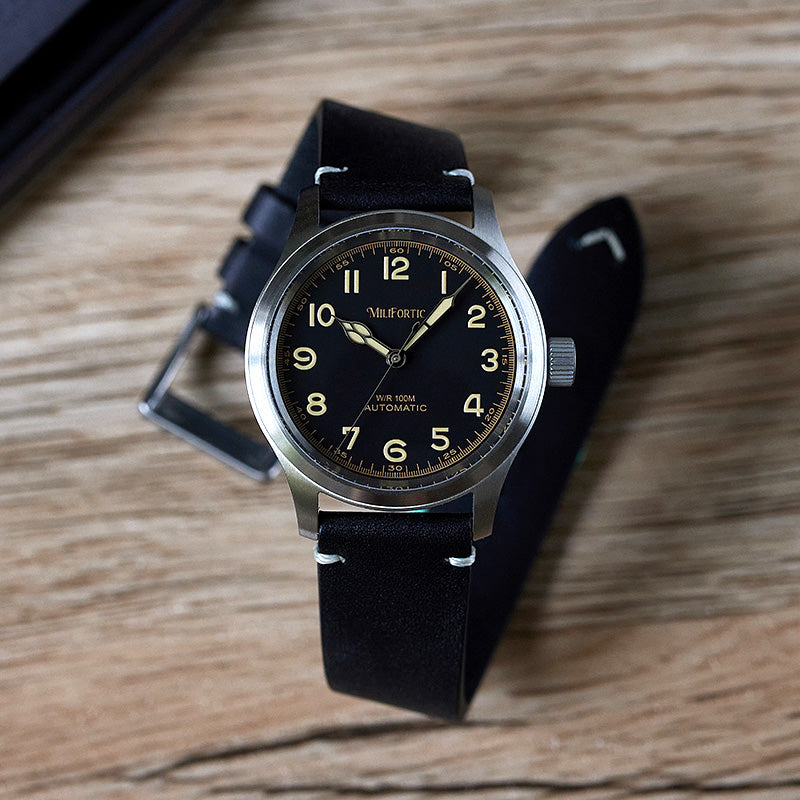 Milifortic 39mm Field Military Murphy Homage NH38 Auto Watch M059