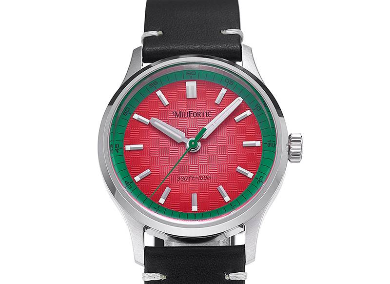 Milifortic R087 38mm Colorful Style Sweep Second Quartz Watches