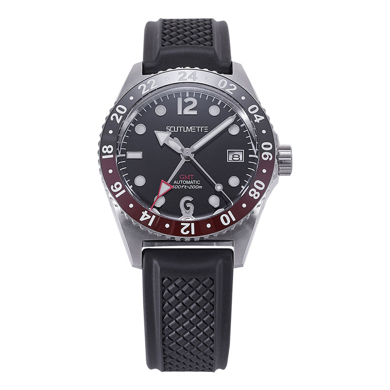 NH34 Auto GMT Ceramic Bezel  Homage Watch T062