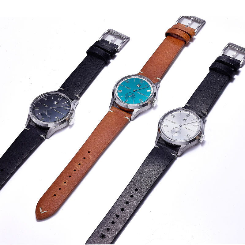 MF R088 Jump Hour Watch 38mm Minimalist Dress Automatic Wristwatch